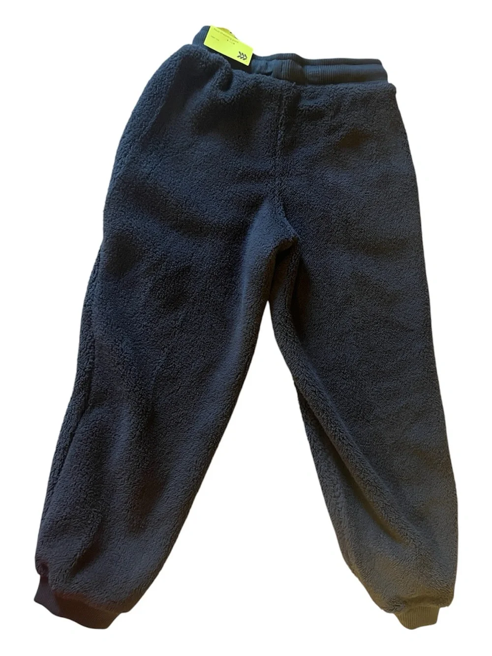 Cozy Fleece Drawstring Jogger Pants - Black